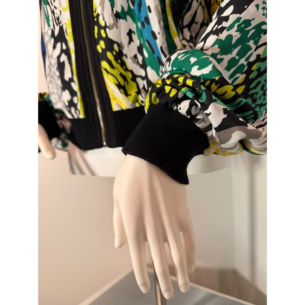 Bcbg Multicolored Bomber Jacket - image 8